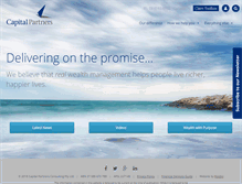 Tablet Screenshot of capital-partners.com.au